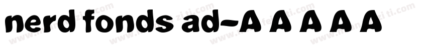 nerd fonds ad字体转换